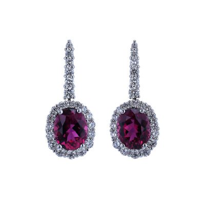 Pink Tourmaline Earrings